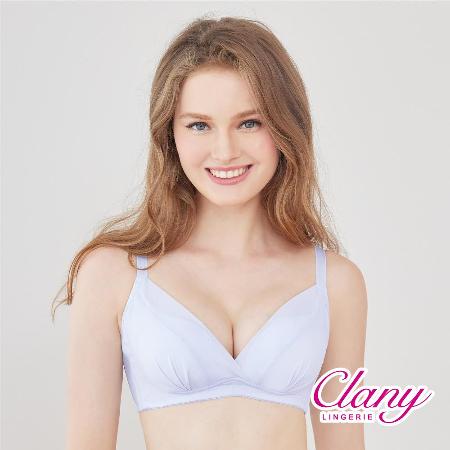 可蘭霓Clany 無痕透膚集中V曲線無鋼圈無感BCD罩杯內衣 6992-61 淺灰色 透氣 包覆爆乳集中♒20C001